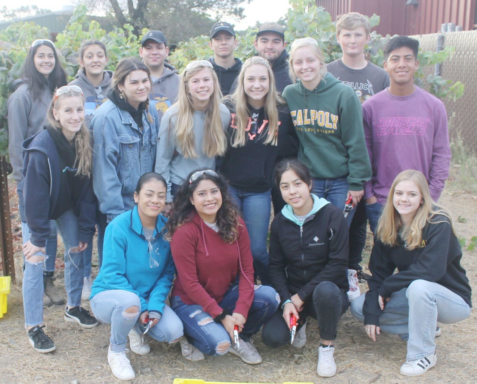 St. Helena High School students